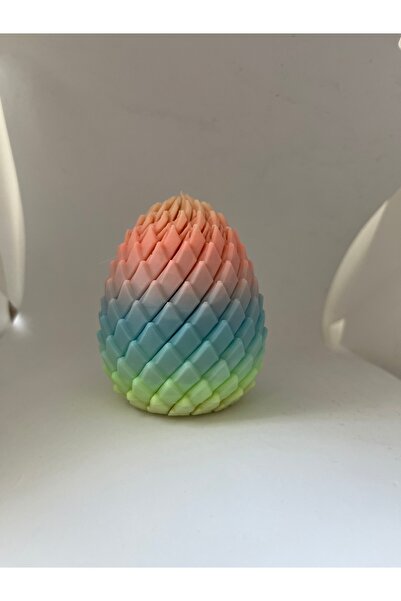 AHSEN HOME&DESIGN 3D Baskı Hareketli Ejderha Yumurtası | Sürpriz Dragon Figür...