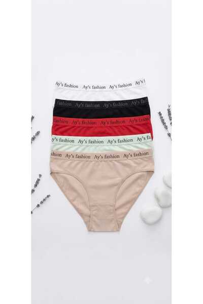 AZOSEV Mixed Color Cotton Pack of 6-Piece Panties