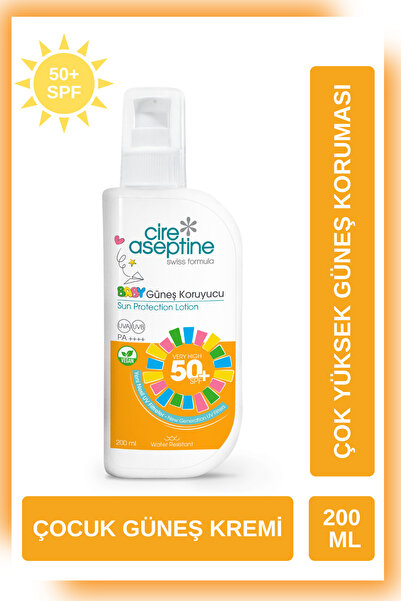 CIRE ASEPTINE لوشن واقي من الشمس للأطفال 50+SPF 200 مل