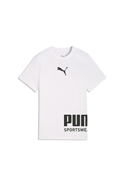 Puma Αθλητικό Γραφικό Μπλουζάκι B 692535-02 Λευκό