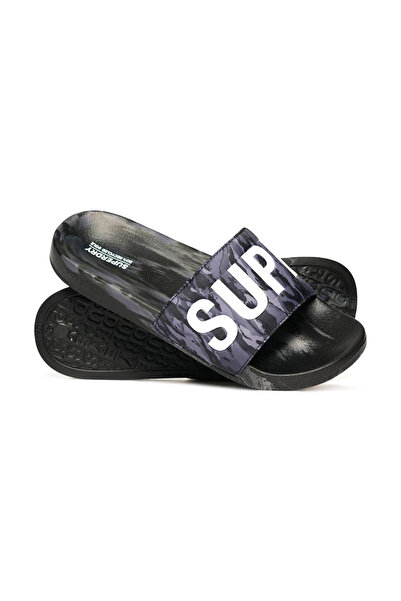 SUPERDRY CORE CAMO Σλάιντ Πισίνας MF310278A-9TO Γκρι