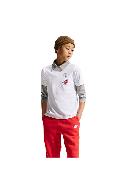 Nike K NSW TEE BOXY 3 IV5608-100 Λευκό
