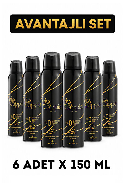 Viva Cappio Classic Kadın Deodorant 150 ml 6 Adet