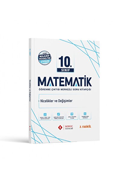 Sonuç Yayınları 10. Sınıf Matematik Set 2026 - 2027 Maarif Modeline Uygun