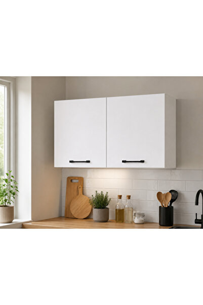 Tdesigno Ayaz Mutfak Üst Modül 100 cm Beyaz