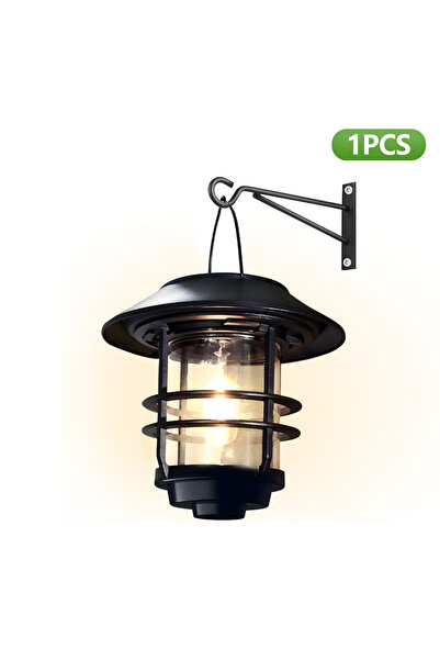 Choice 1PC-Warm Light 1pc Solar Hanging Lantern Outdoor Waterproof Solar Flic...