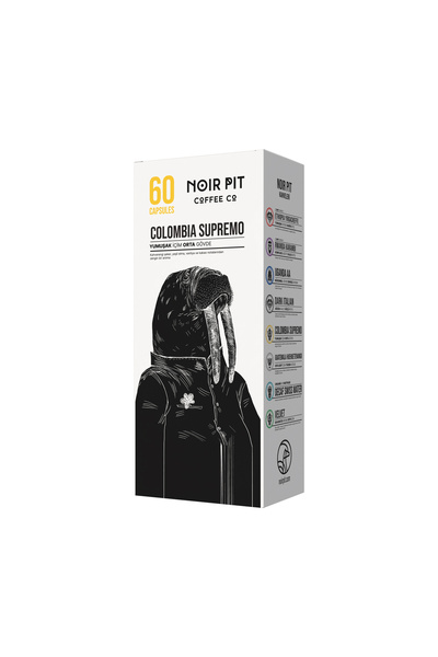 Noir Pit Coffee Co. Colombia Supremo Kapsül Kahve 60 Adet