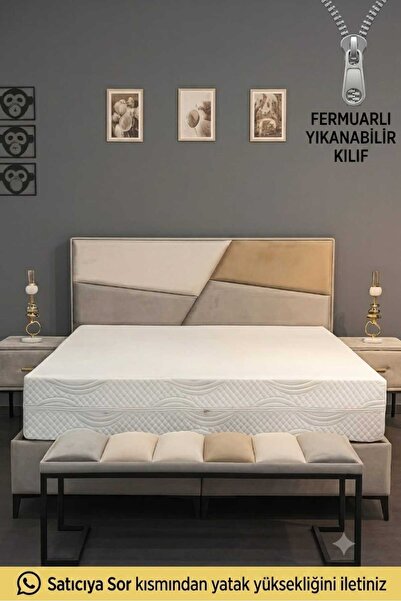 BDPHOME SOFT yatak Pedi & Şiltesi Fermuarlı Kılıf