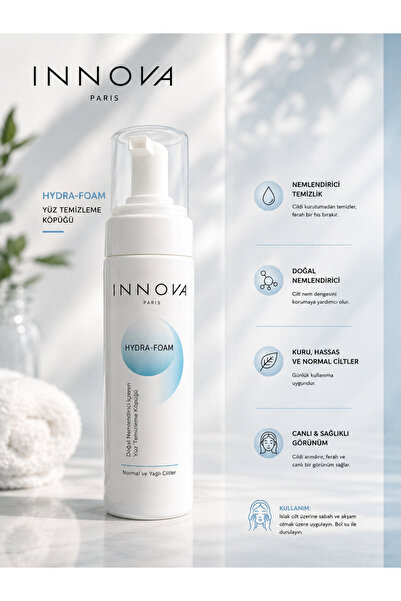 Innova Hydra Foam Köpük Temizleyici Normal Ve Yağlı Ciltler 200 ml