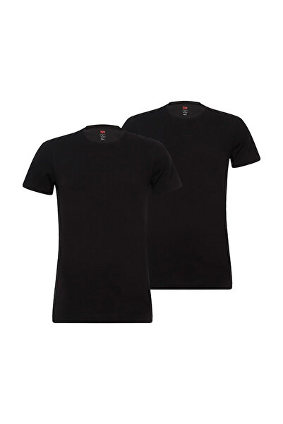 Levi's Ανδρικό Μονόχρωμο Πουλόβερ 2P 37152-0022-JET BLACK Μαύρο