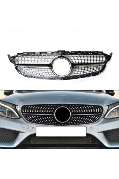 beyaztuning Mercedes W205 Diamond Amg Ön Panjur Izgara 2015-2018 Arası