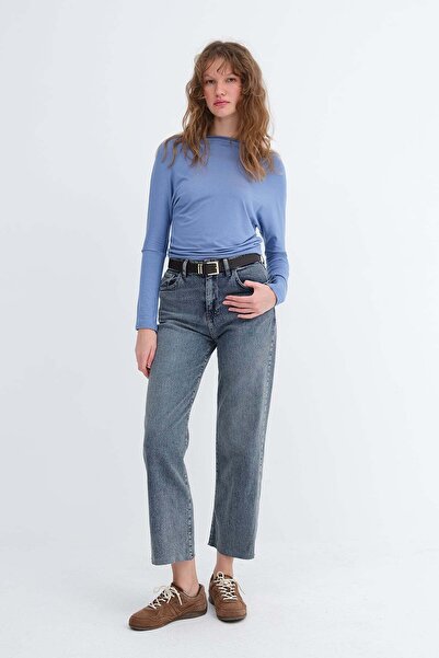 Addax Belted Jean Trousers Pn254