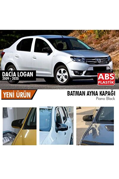 beyaztuning Dacia logan Yarasa Ayna Kapağı Batman Parlak Siyah Piano Black