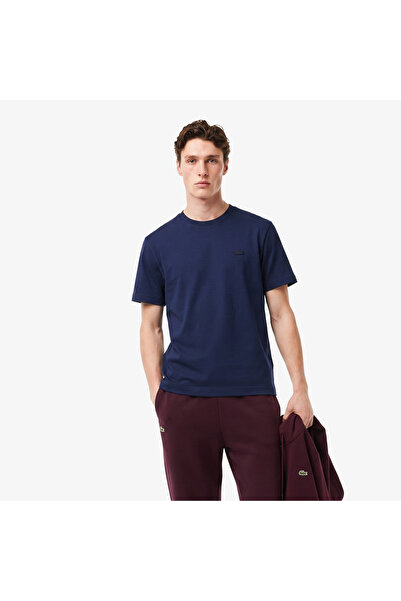 Lacoste Erkek Oversize Fit Bisiklet Yaka Lacivert T-Shirt