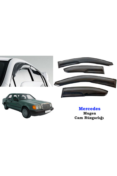 Universal Mercedes W124 Mugen Cam Kenar Rüzgarlığı 1993-1997