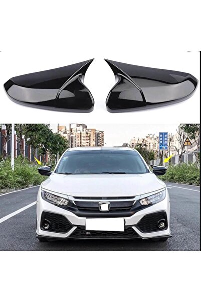beyaztuning Honda Civic Fc5 Yarasa Ayna Kapağı Piano Black Parlak Siyah