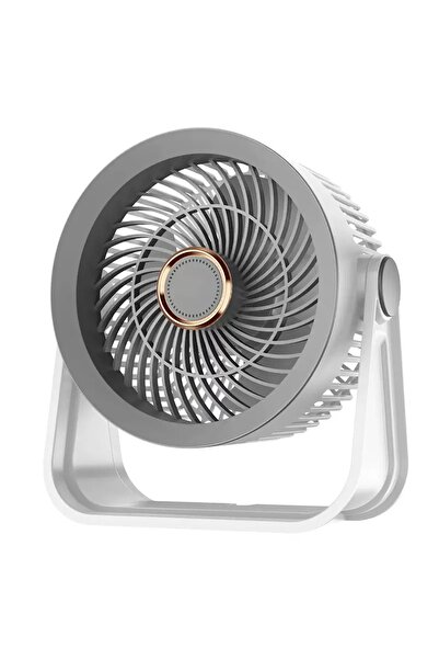 Choice1 WHITE Desktop Fan Air Circulation Fan USB Rechargeable Outdoor Campin...