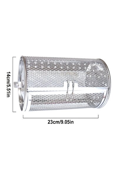 Choice C Rotisserie Basket 360-Degree Rotating for Air Fryer & Oven, Stainles...