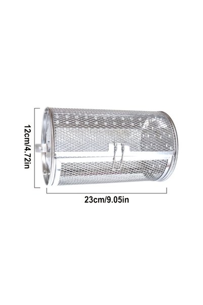 Choice1 B Rotisserie Basket 360-Degree Rotating for Air Fryer & Oven, Stainle...