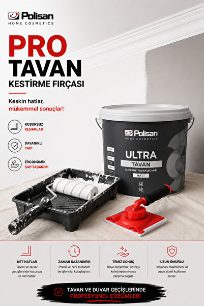 Polisan Tavan Kestirme Fırçası
