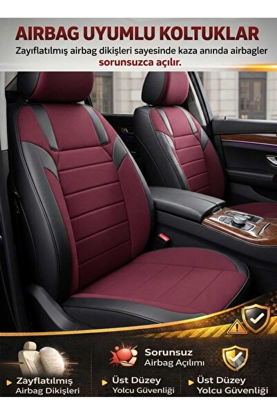 Mevas Monza Bordo Serisi Fiat Fiat Uno Koltuk Kılıfı TAM SET