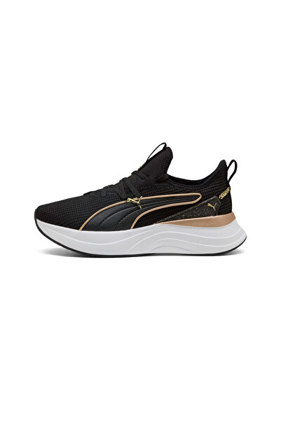 Puma SOFTRIDE SABRINA ΓΥΑΛΙΣΜΕΝΟ ΧΡΩΜΙΟ ΓΥΝΑΙΚΕΙΟ 313719-01 Μαύρο