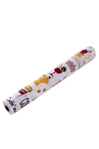Choice1 45x200cm-Red Cute Waterproof Oil Proof Shoes Cabinet Mat 1 Roll Kitch...