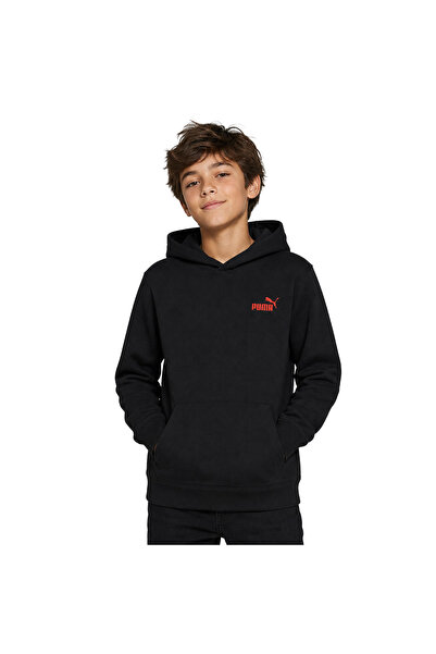 Puma ESS LOGO LAB BRAND BACK GRAPHIC HOODIE FL B 694810-01 Μαύρο