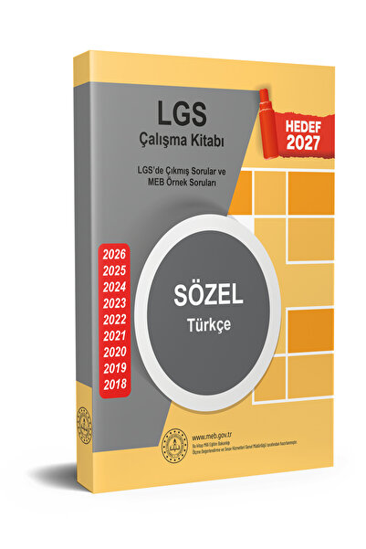 Kurul Yayıncılık 2027 8.Sınıf LGS Çıkmış Sorular ve MEB Örnek Soruları Türkçe...