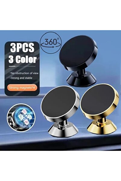 Choice 3pcs Colors-Rotate Magnetic Car Phone Holder Universal Car Phone Stand...