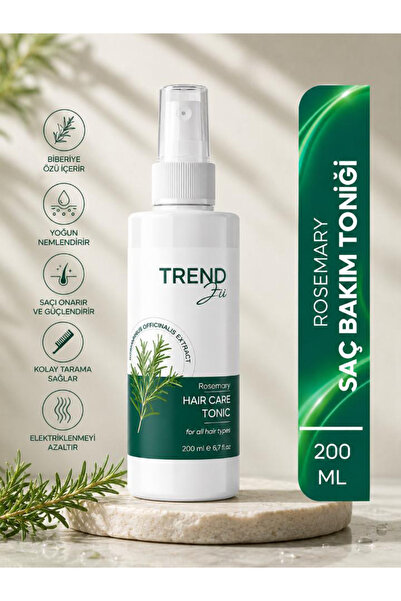 Trendzii Biberiye Saç Toniği 200 ml - Ferahlatıcı ve Besleyici Saç Bakım Toniği
