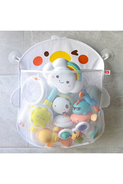 Choice White Duck 803 Baby Shower Bath Toys White Baby Kids Toy Storage Mesh ...