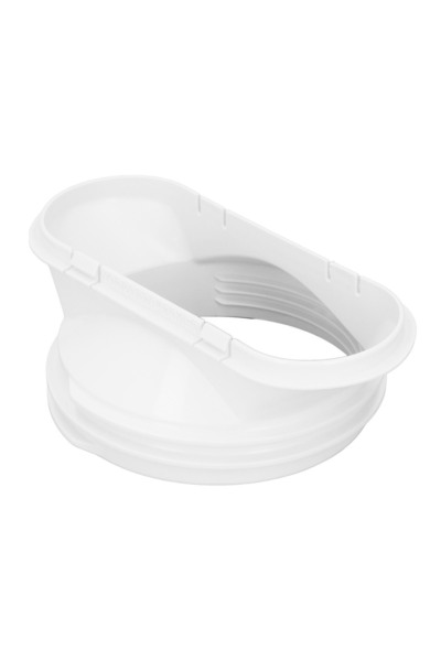 Choice WHITE Air Conditioner Window Adapter Flat Mouth Exhaust Hose Connector...