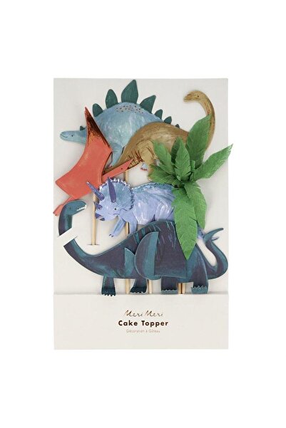 Meri Meri - Dinosaur Cake Toppers - Dinozor Pasta Süsü