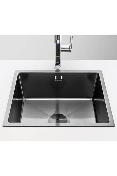 Lavisse Nano Çelik Eviye 45x55 (40x50iç) Bal Peteği Dokulu -Siyah-