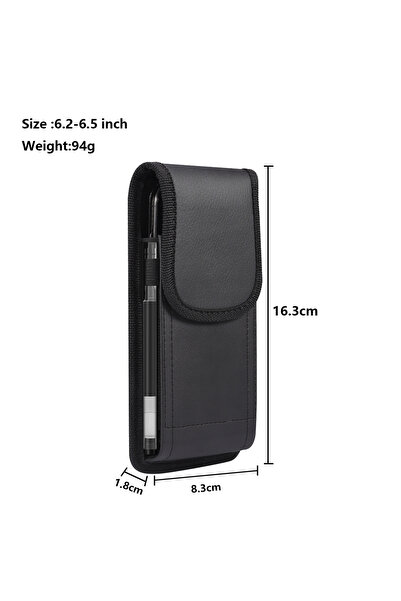 Choice (L) 6.2-6.5 Inch Nylon Leather Phone Belt Clip Case Waist Bag For iPho...
