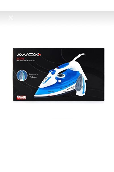 TuğraÇelik Awox Active Buharlı Ütü 2600W - Seramik Taban, 360° Hareketli Kabl...