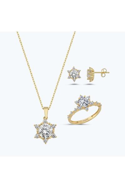Altınbaş Altın Üçlü Lotus Set
