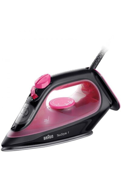 Braun TexStyle 1 SI1070PU iron, 2000 W, variable steam 25g/min, steam jet 130...