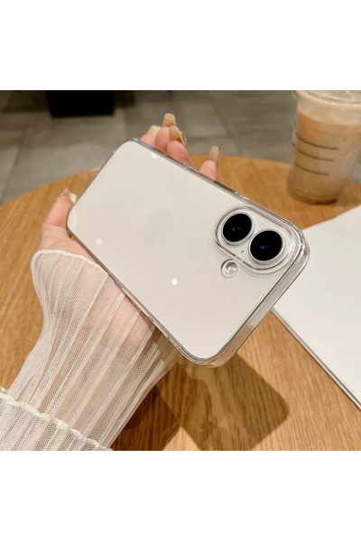 İtarz iPhone 16 Transparent Case |   Pc Mica Material |   Ultra Thin |   Non-Yellowing Cover