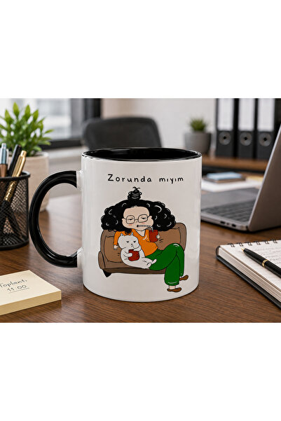 AION CASA Zorundamıyım Kupa Bardak 2D Baskılı