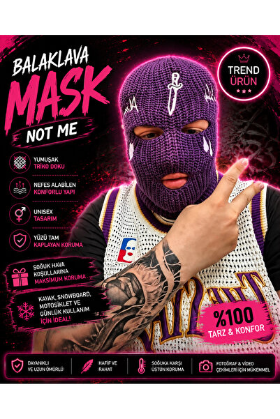 FG KONNİCHİWA Tear Snow Mask - Heart Snow Mask Balaklava COLOR ALTERNATIVE GA...