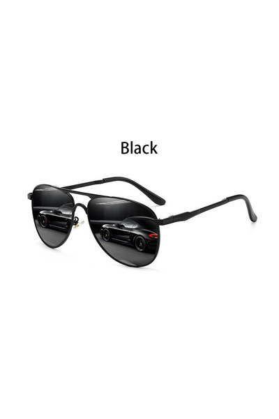 Choice Black Luxury Oversized Metal Pilot Sunglasses Men Women Driving Fishin...