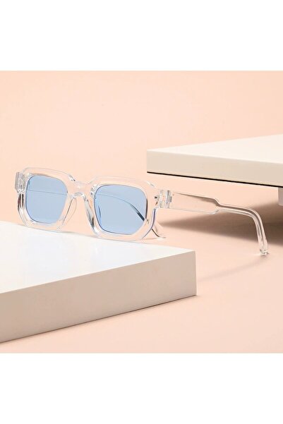 Choice transparent New Retro Rectangular Frame Sunglasses - Fashionable Retro...