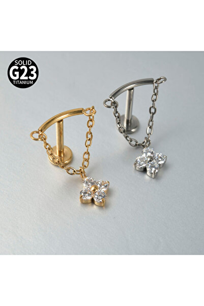Choice Geometric body Gold 1.2X8mm Labret, Lip Piercing Jewelry Style G 1/2PC...