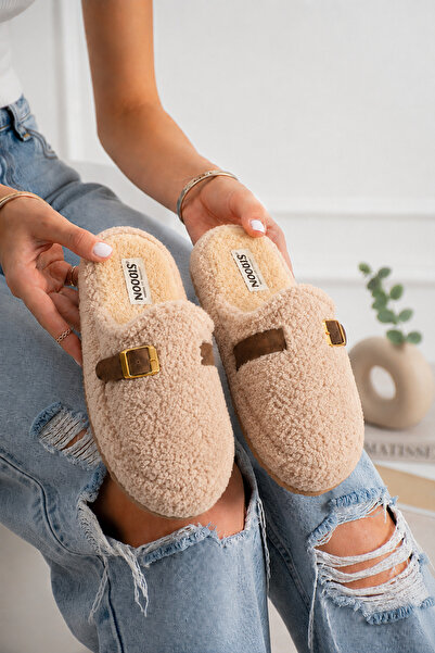 STOCON Buckle Towel Winter Women's House Slippers Dowry Bundle Slippers Winte...