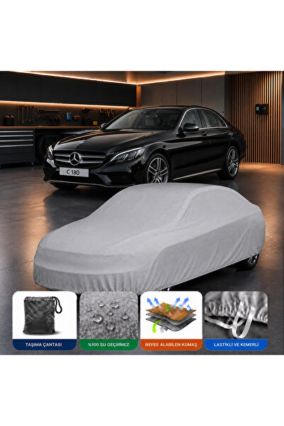 COCEM Mercedes C180 Premium Araç Brandası Su Geçirmez UV Korumalı Tam Koruma ...