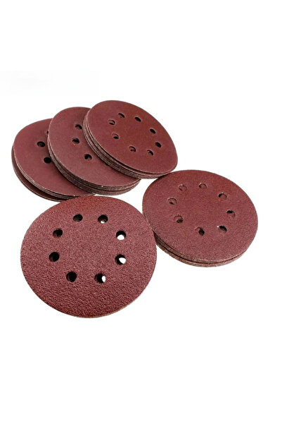 Choice5 10pcs Grit 120 10pcs/set 125mm 5'/5inch Sanding Discs 8 Holes Sandpap...