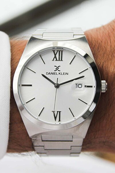 Daniel Klein ساعة يد رجالية بحزام فولاذي DK297690