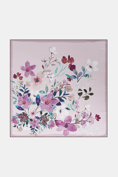 Kayra Watercolor Effect Scarf Powder